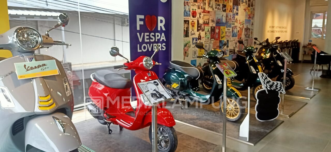 Piaggio dan Vespa Authorized Dealer Tersedia di Lampung