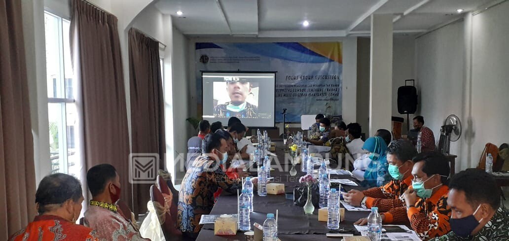 Bahas Penyusunan  Tata Ruang Lumbokseminung, Pemkab Lambar dan Kementerian ATR/BPN Gelar FGD ke-VI