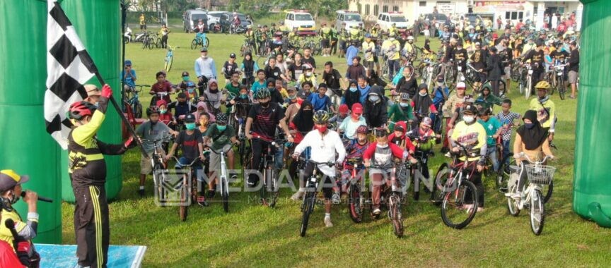 Ribuan Komunitas Sepeda Asal Lampung Ikuti Fun Bike Sepedakuler di Way Panji