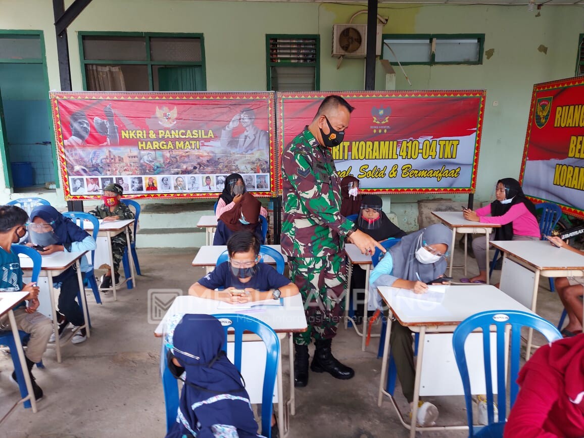 Koramil 410-04 Gelar Pembelajaran Daring Secara Gratis