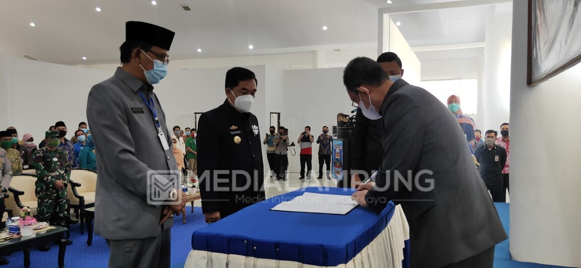 Masa Jabatan Berakhir, Pjs Bupati Serah Terima Nota Pelaksana Tugas