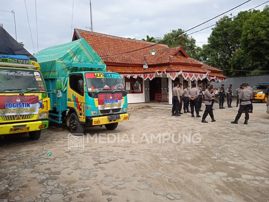 Logistik Pilkada Lamteng Mulai Didistribusikan