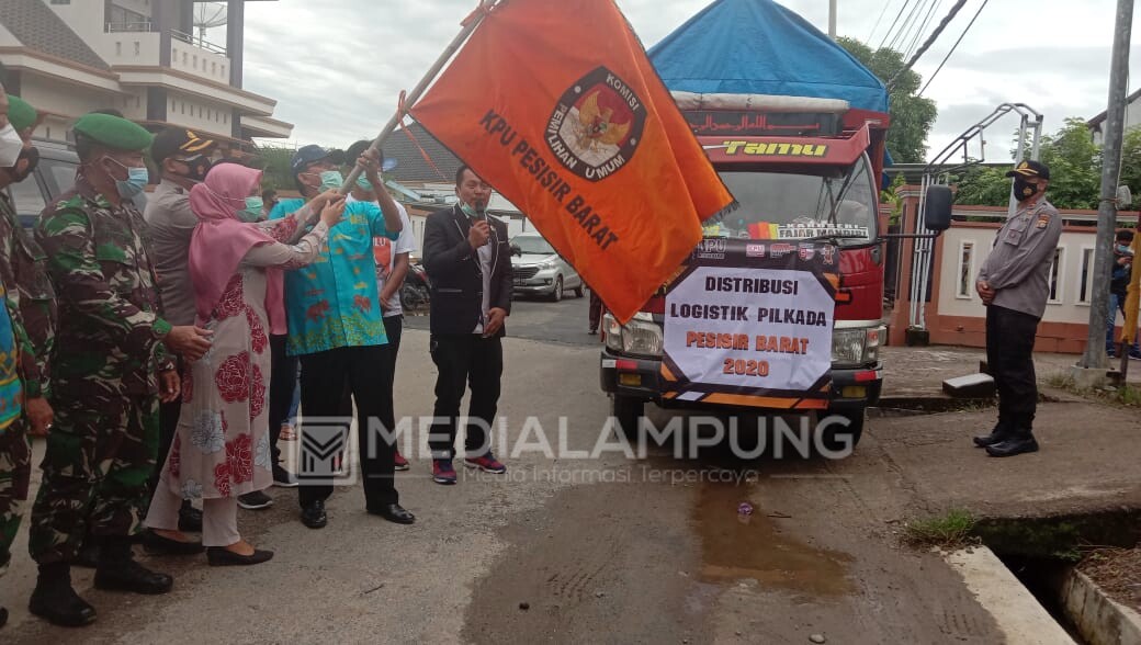 KPU Pesbar Mulai Distribusikan Logistik Pilkada 2020