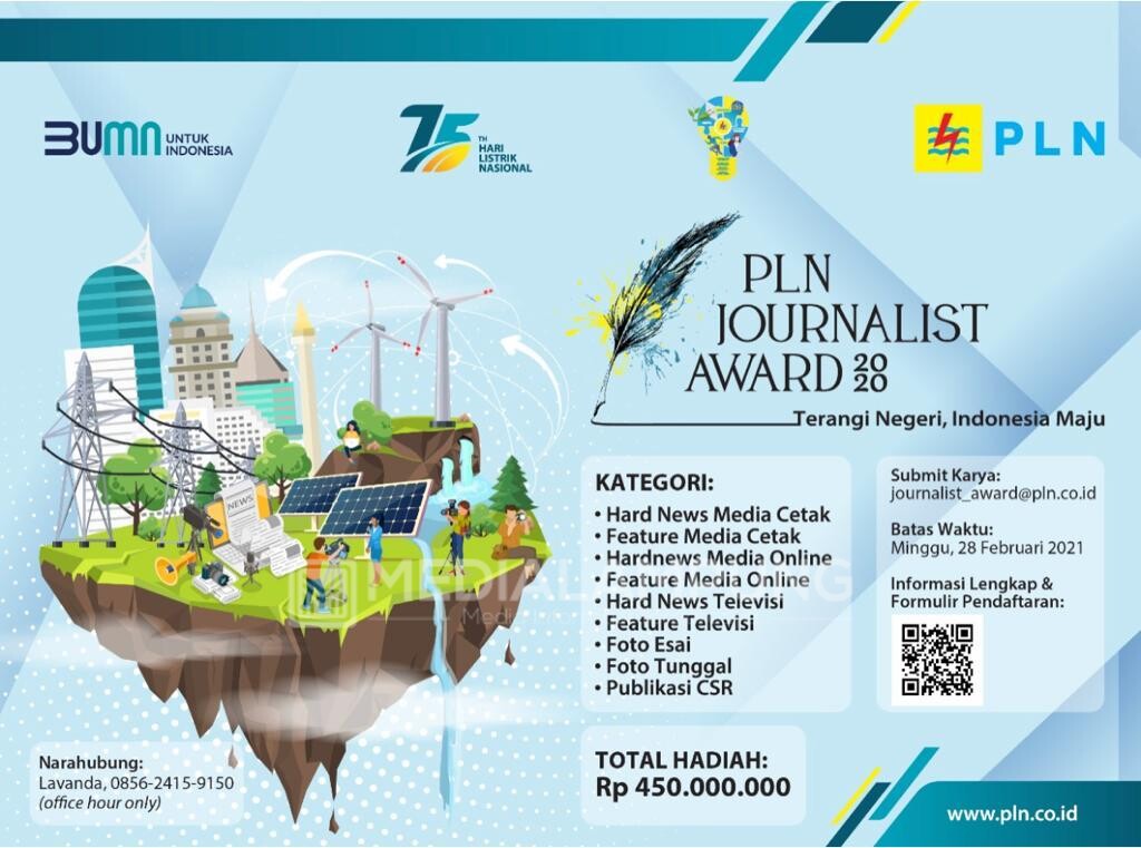 PLN Gelar Journalist Award 2020