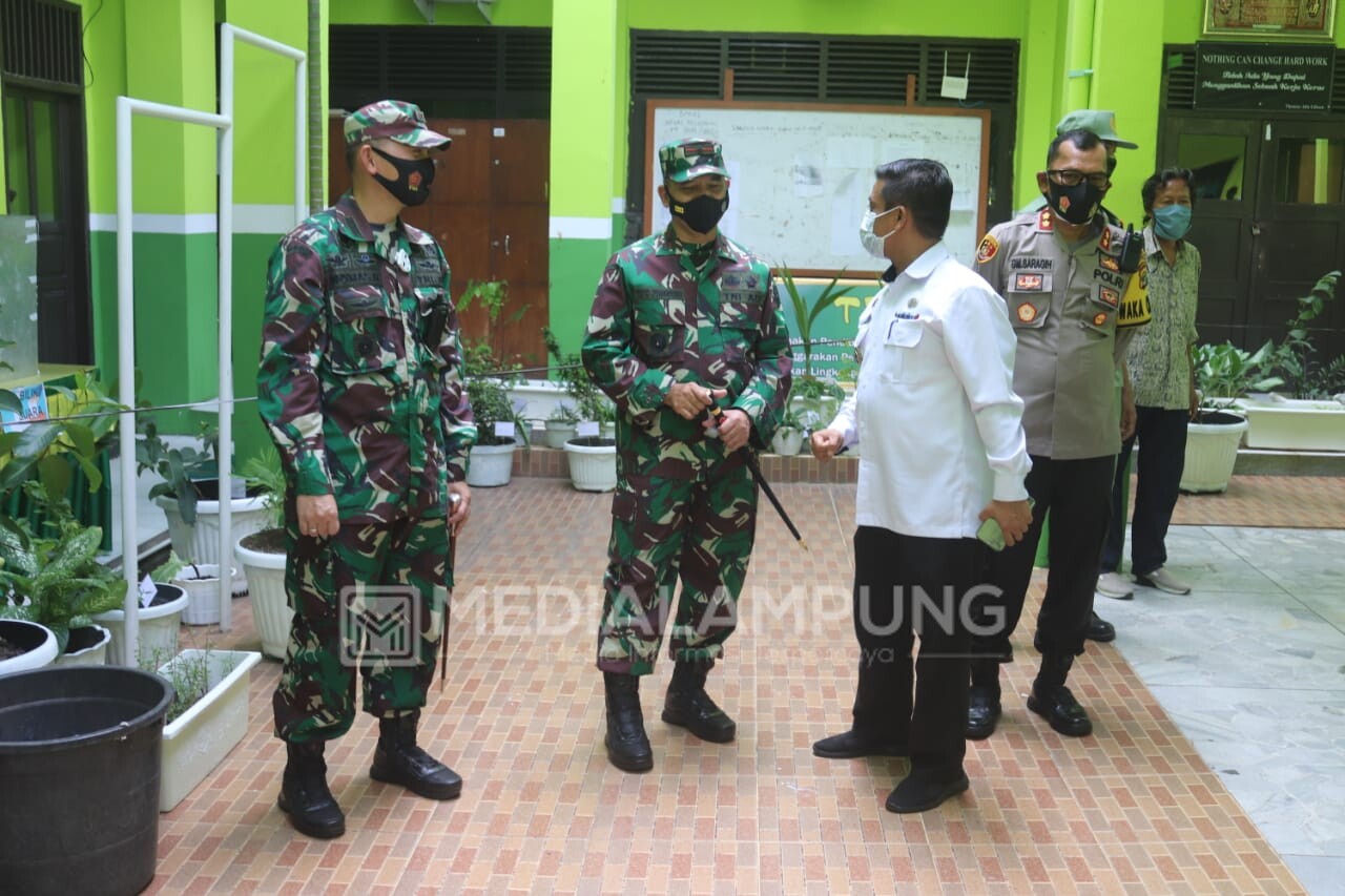 Dandim 0410 Bersama Forkopimda Tinjau Pilkada Serentak