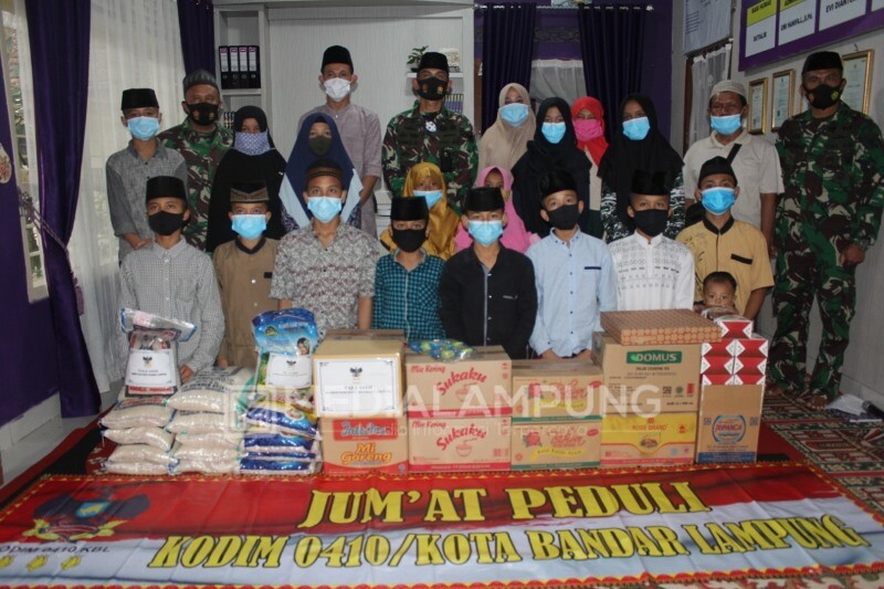 Pererat Silaturahmi, Dandim 0410 Kunjungi Panti Asuhan 