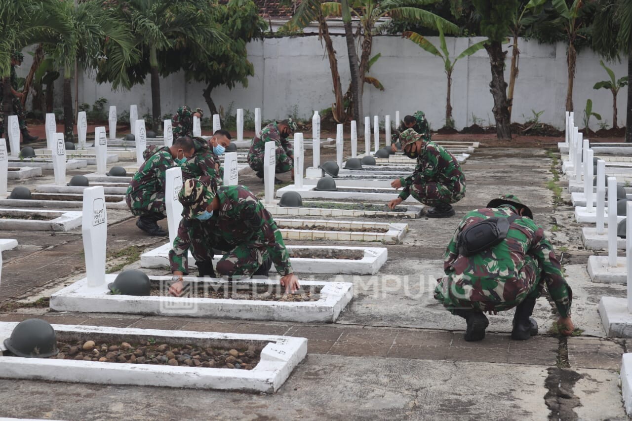 Kodim 0410 Adakan Kegiatan Karya Bakti