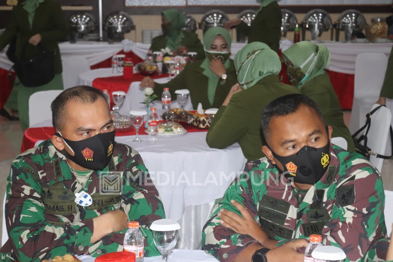 Dandim Romas Hadiri Sertijab Kasrem 043 Gatam