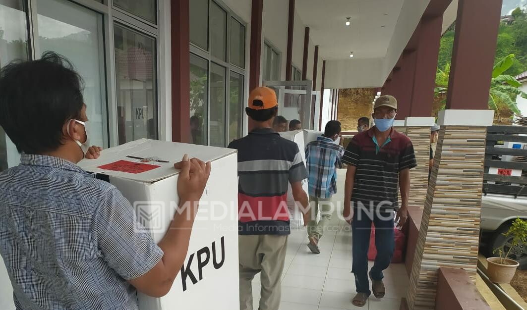 Logistik Pilkakon Tanggamus Telah Didistribusikan