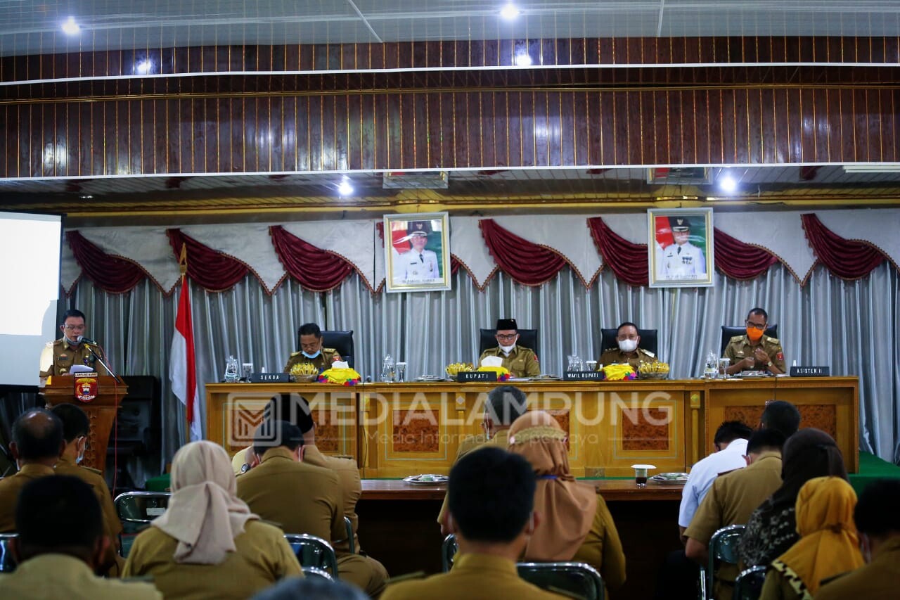 Pemkab Lambar Gelar Rakor POP Triwulan IV Tahun 2020