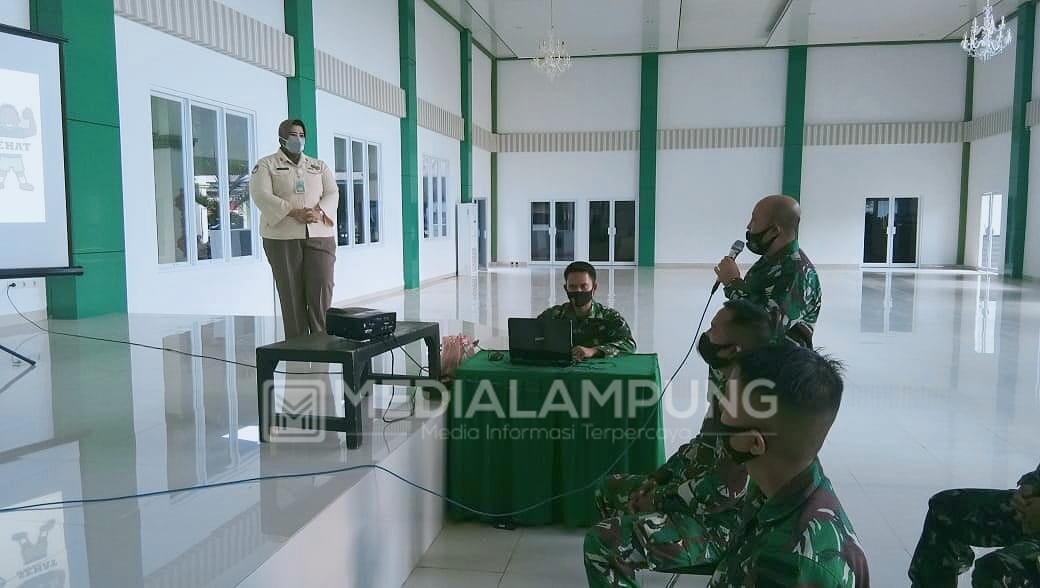 Pasiter Kodim Ikuti Penyuluhan Kesehatan Triwulan IV