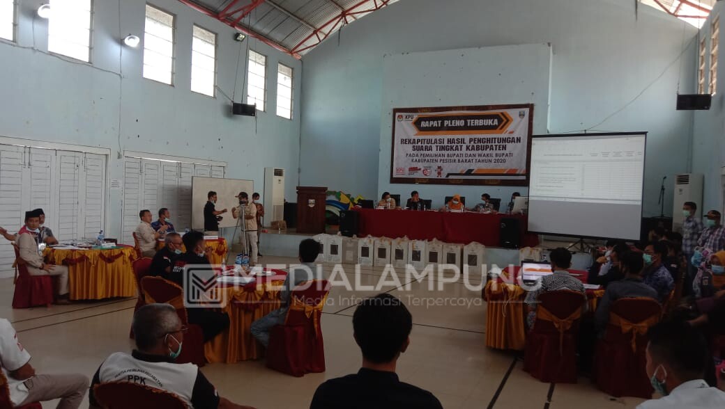 Sah! Hasil Pleno KPU Pesbar, Agus Istiqlal-A.Zulqoini Syarif Raih Suara Terbanyak