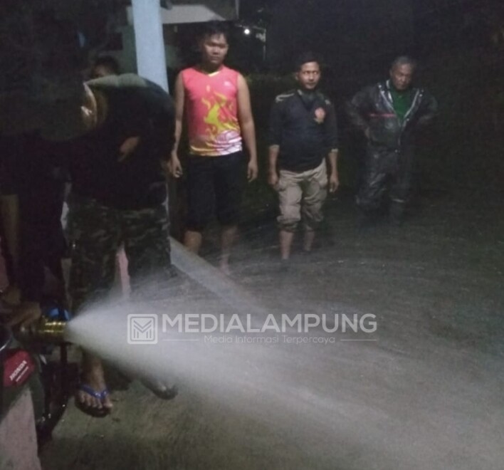 Banjir di Pringsewu, 5 Rumah dan 1 Mushola Terendam