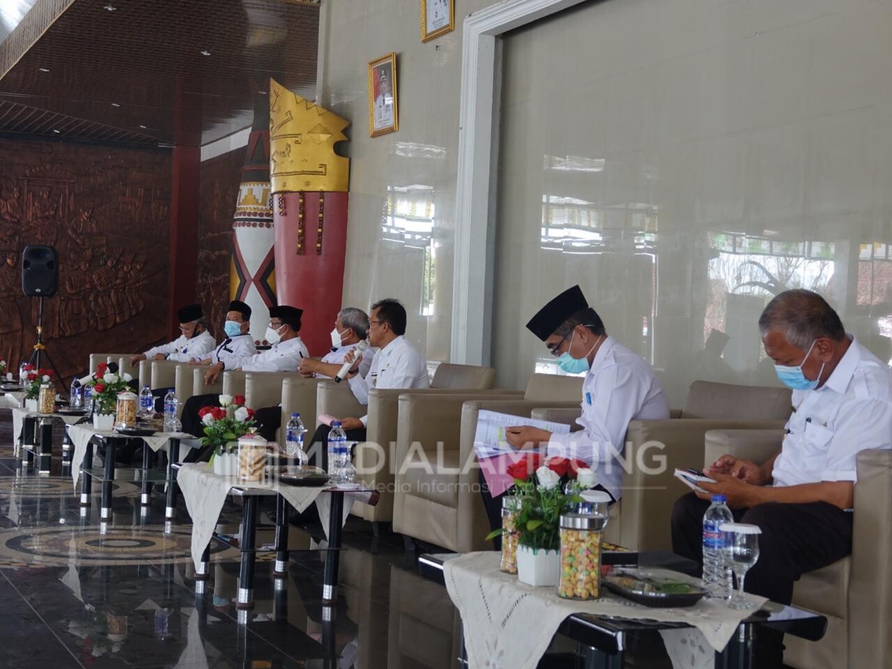Pemkab Lamteng Mulai Persiapan KBM Tatap Muka