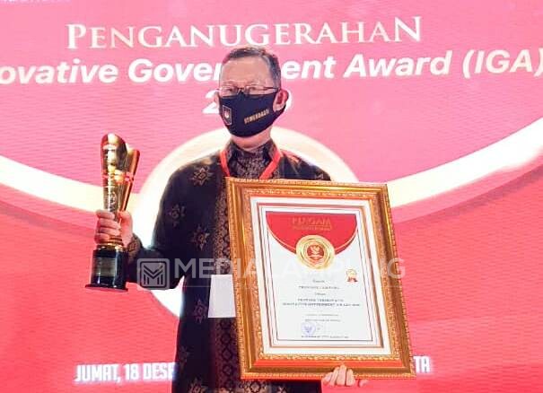 Gubernur Arinal Raih Penghargaan Pada Ajang Innovative Government Awards 2020