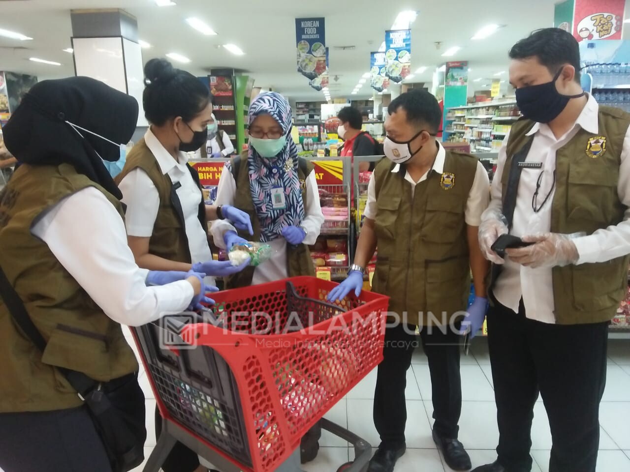 Tim Satgas Pangan Bandarlampung Sidak ke Chandra Karang