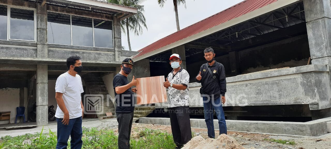 GGF Bantu Pembangunan Aula PWI Lamteng