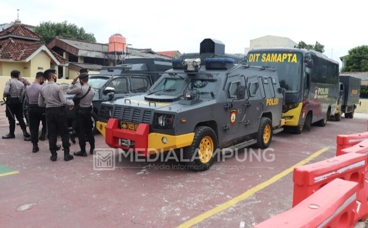 Operasi Yustisi, Polres Pringsewu Dibackup Dit Samapta Polda Lampung