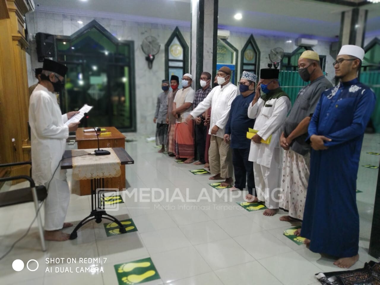 Masjid Muawanah Sambut Tahun Baru dengan Tausyiah dan Menyantuni Anak Yatim 