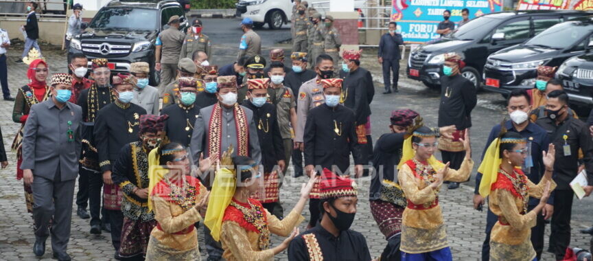 Gubernur Lampung Hadiri Rapat Paripurna HUT Ke-64 Kabupaten Lamsel