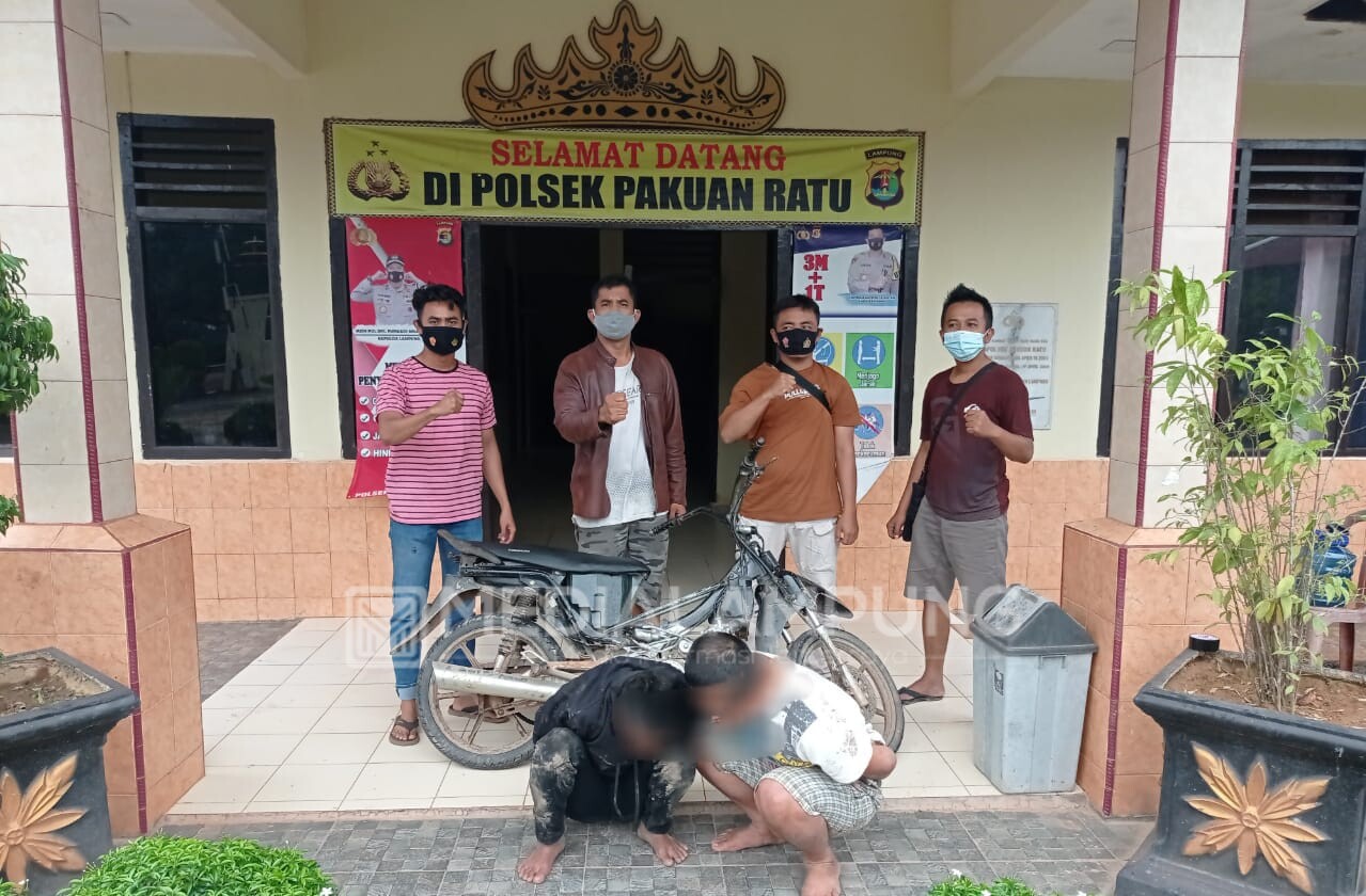 Dua Pelaku Penggelapan Sepeda Motor Bermodus 'Habis Bensin' Ditangkap