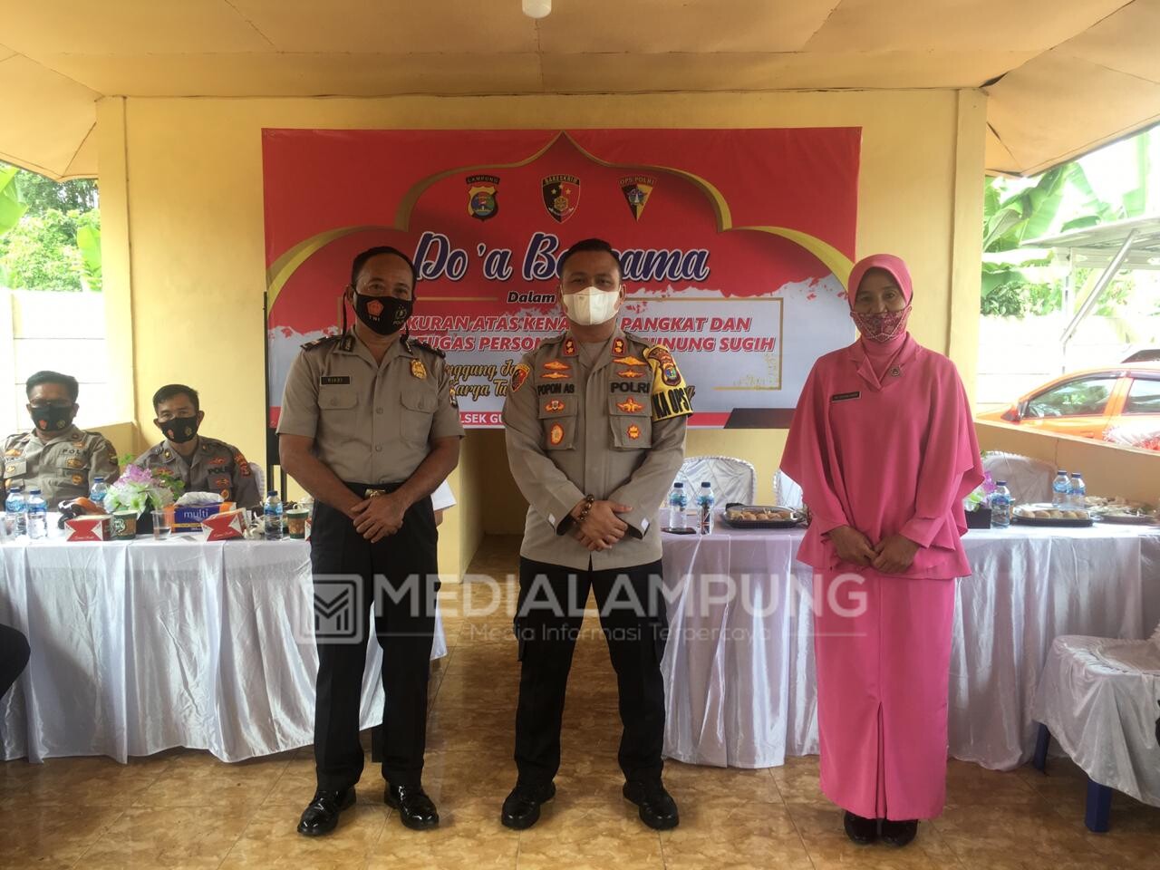 13 Personil Polres Lamteng Purna Tugas