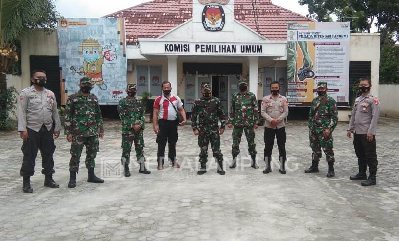 Personel Kodim Patroli di Beberapa Titik Wilayah Bandarlampung
