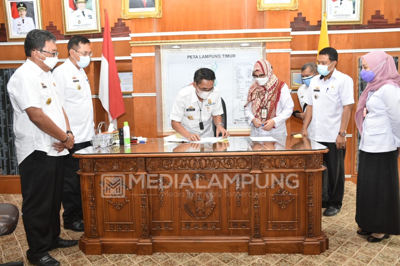 Pemkab Lamtim Terima Pelimpahan Aset dari Kementerian PUPR