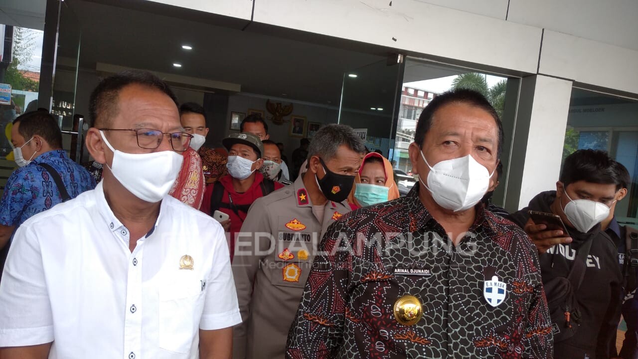 Gubernur Arinal Hadiri Vaksin Perdana di Lampung