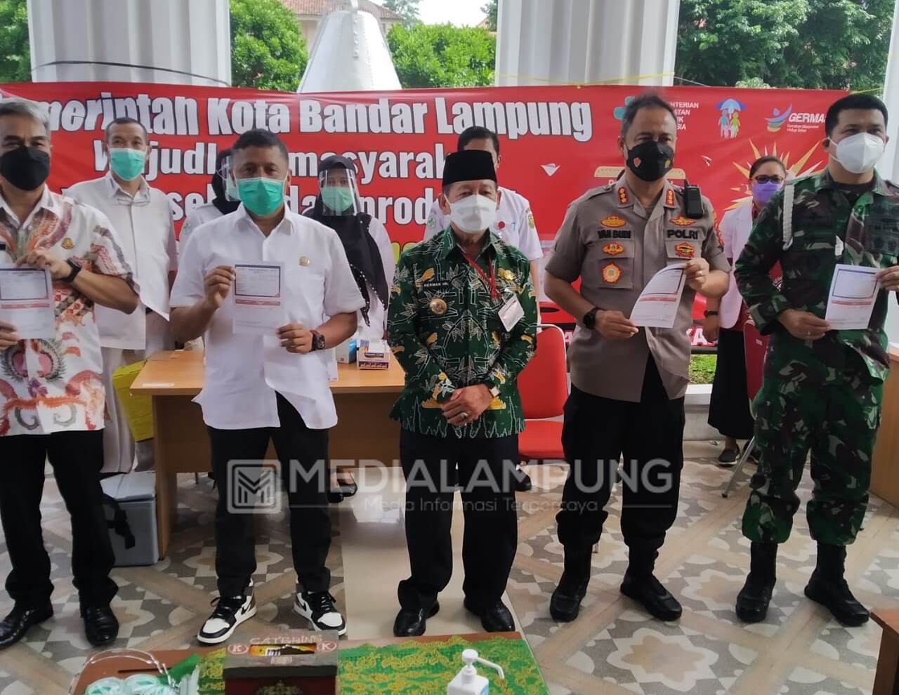 Pemkot Bandarlampung Targetkan 9.620 Vaksin Digunakan dalam Dua Hari