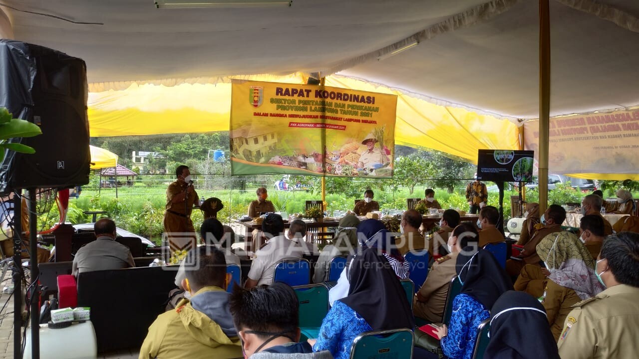 Arinal Pimpin Rakor Sektor Pertanian dan Perikanan Lampung