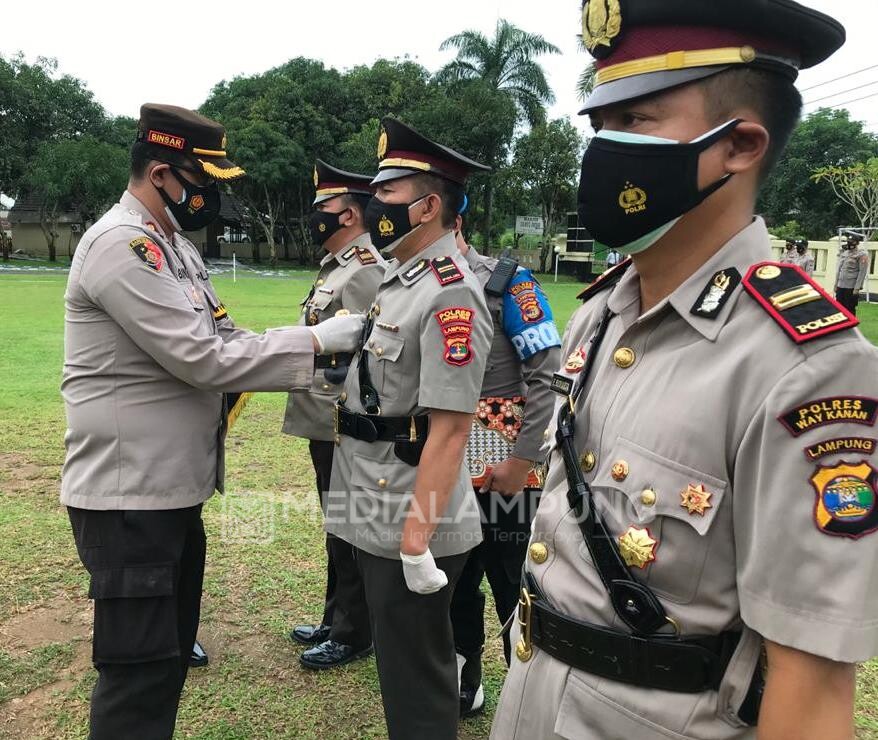 3 Perwira Polres Waykanan Pindah Tugas