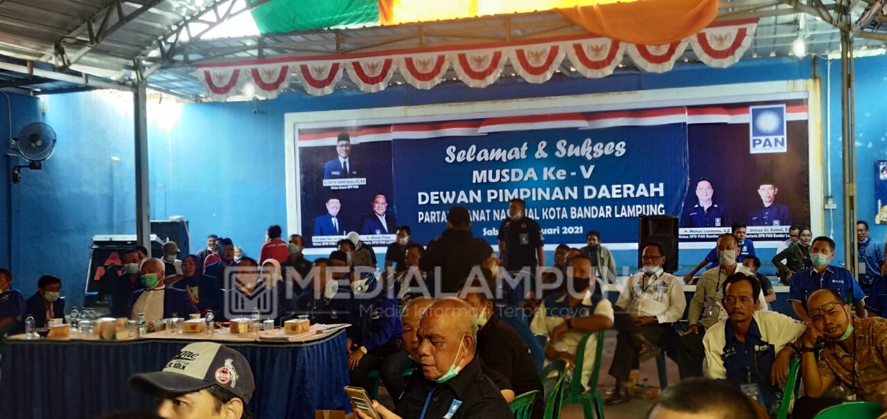 Musda PAN, Tunjuk 4 Nama Masuk Struktur Utama Kepengurusan DPD Bandarlampung