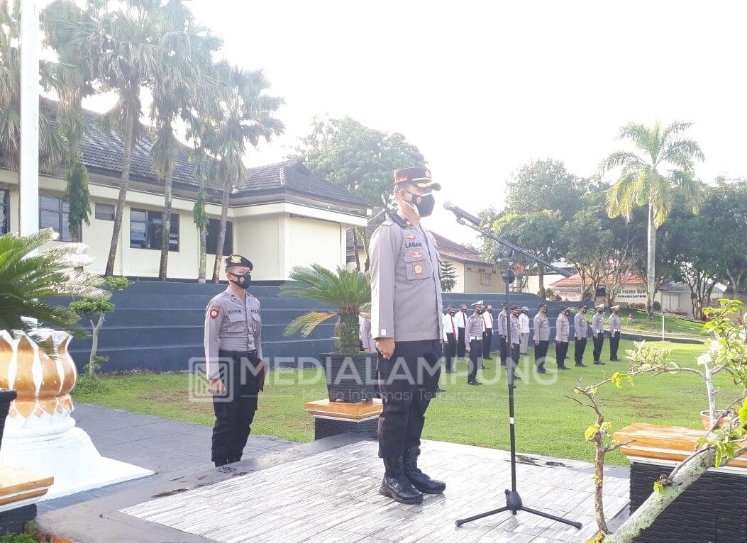 Personil Polres Waykanan Diminta Isi Aplikasi 13 Komponen SDM Mabes Polri