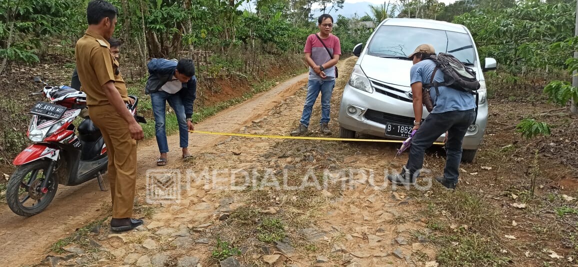 Dinas PUPR Lambar Ukur Jalan Penghubung Sukajadi-Trimulyo