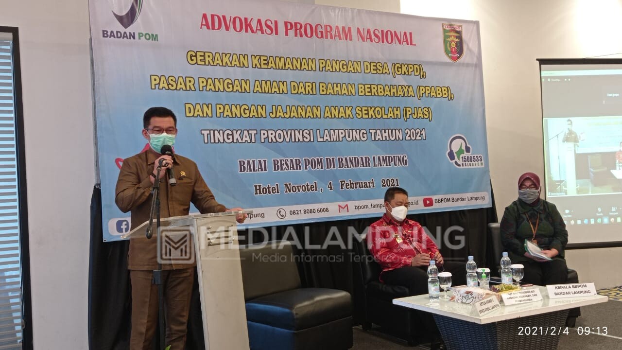 Kwarda Lampung Hadiri Advokasi Program Nasional GKPD dan PJAS