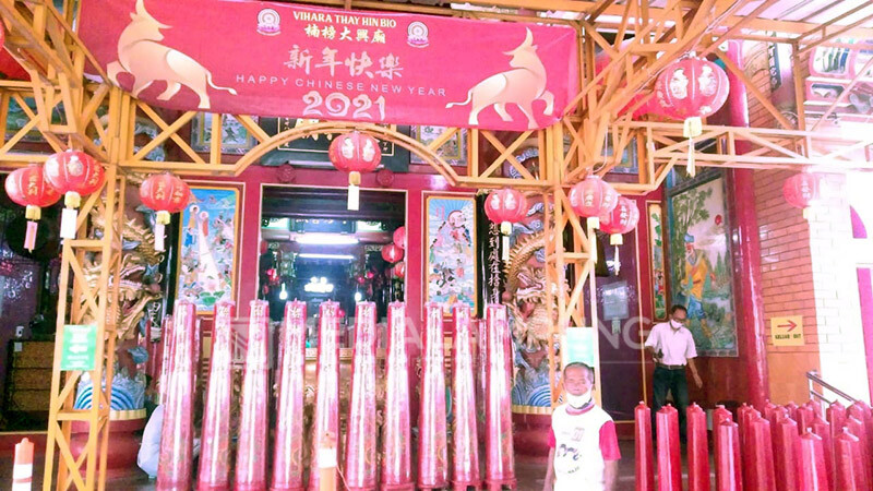 Tiga Vihara di Kota Bandarlampung Rayakan Imlek Secara Sederhana