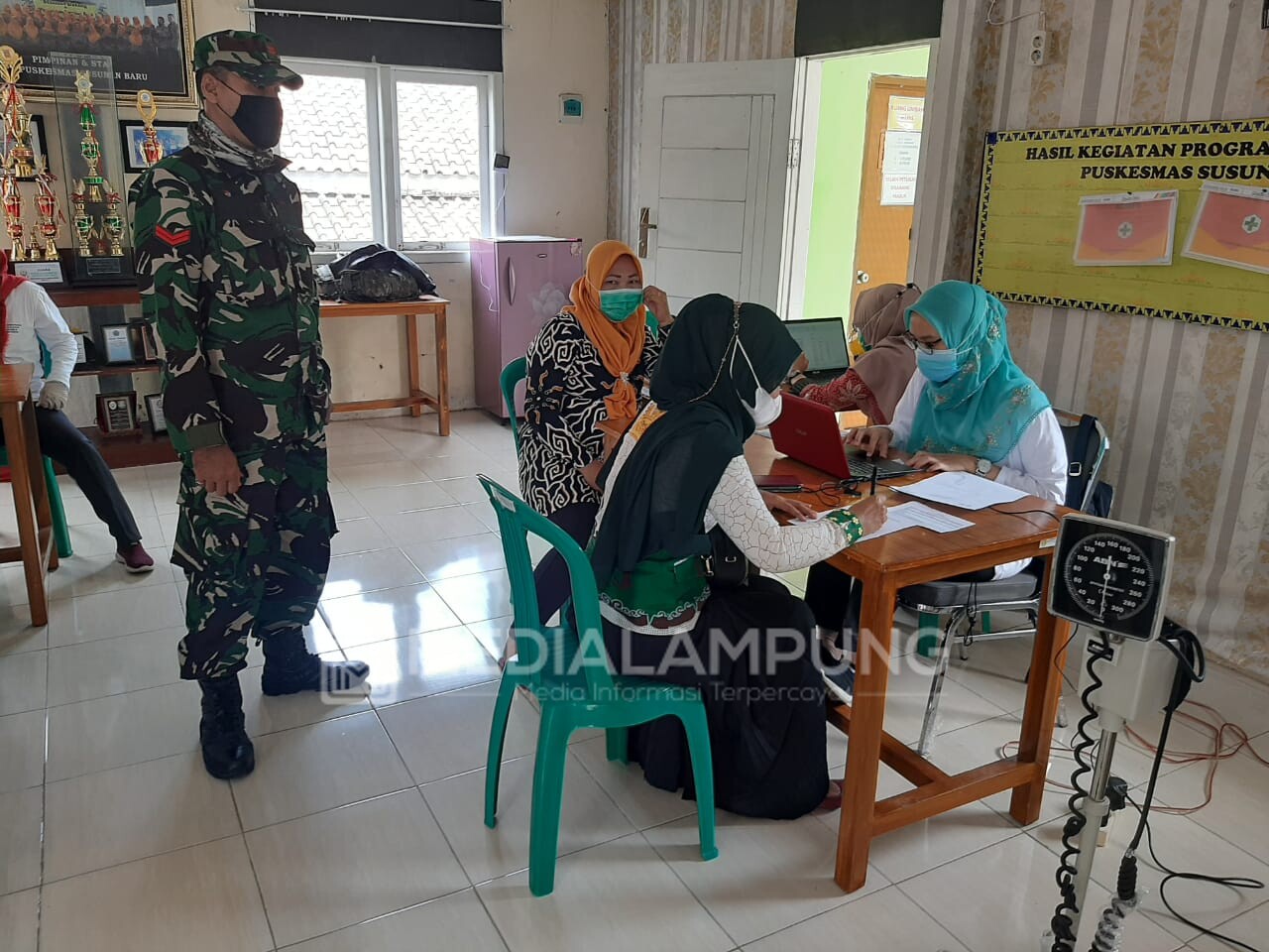 Monitoring Pelaksanaan Vaksinasi di Wilayah Binaan