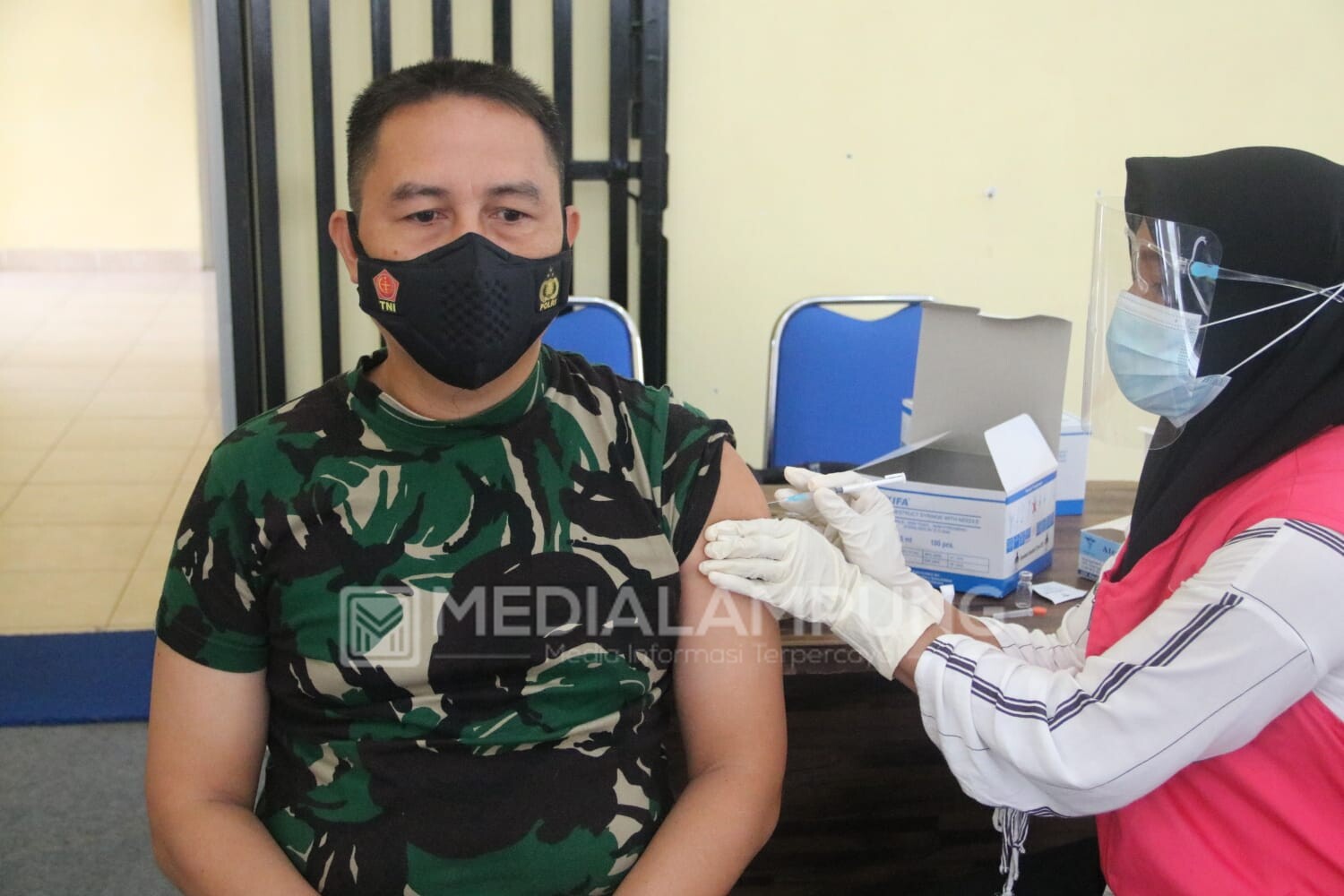 Lamtim Gelar Vaksinasi Covid-19 Dosis Kedua