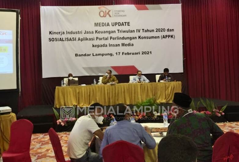 OJK Optimis 2021 Industri Jasa Keuangan di Lampung Membaik