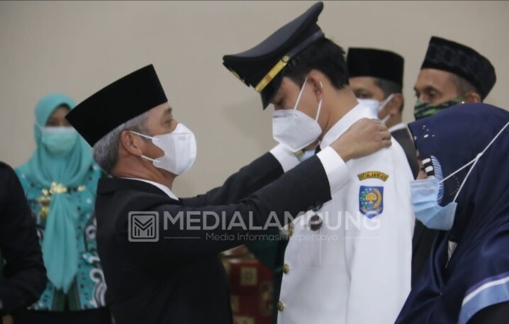 Bupati Pringsewu Lantik 46 Pejabat Eselon III dan IV