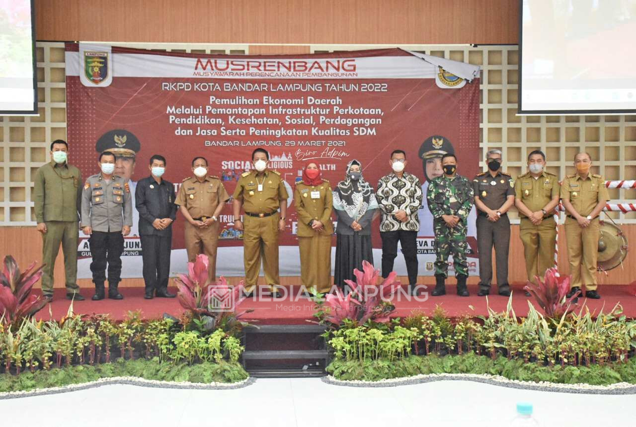 Musrenbang RKPD Bandarlampung, Arinal Dorong Pemkot Siapkan Konsep Aglomerasi