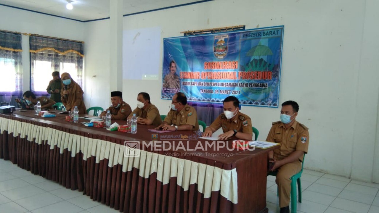 Pemkab Pesbar Sosialisasikan SOP Administrasi Pemerintah