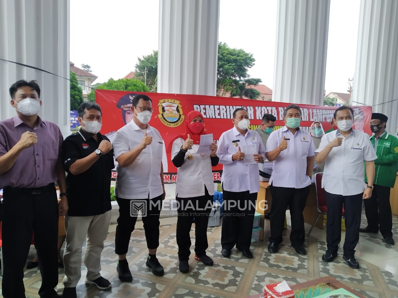 Walikota Bandarlampung Berharap Vaksinasi Berjalan Lancar