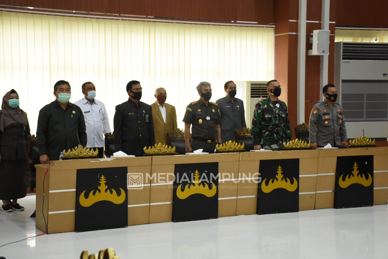 Dandim Hadiri Sidang Paripurna DPRD Bandarlampung