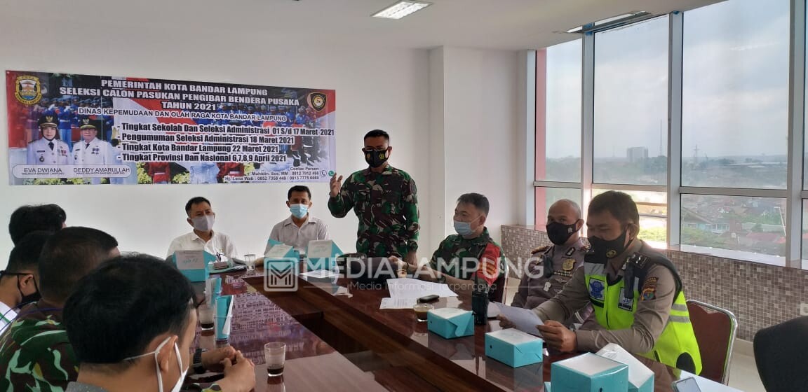 Babinsa Hadiri Rapat Persiapan Seleksi Paskibraka
