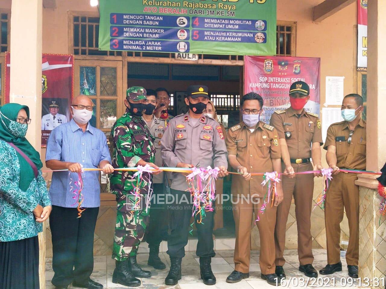 Babinsa Kedaton Hadiri Launching KTN Kelurahan Rajabasa Raya