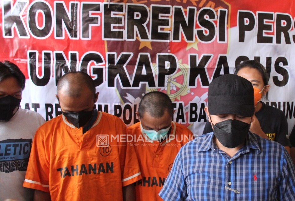 Sat Reskrim Polresta Bandarlampung Tangkap Dua Pelaku Spesialis Bobol ATM