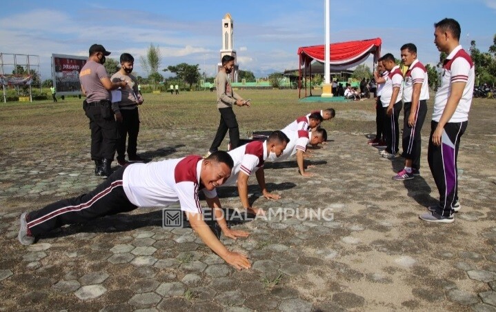 351 Personel Polres Pringsewu Jalani Tes Kesamaptaan Jasmani Berkala