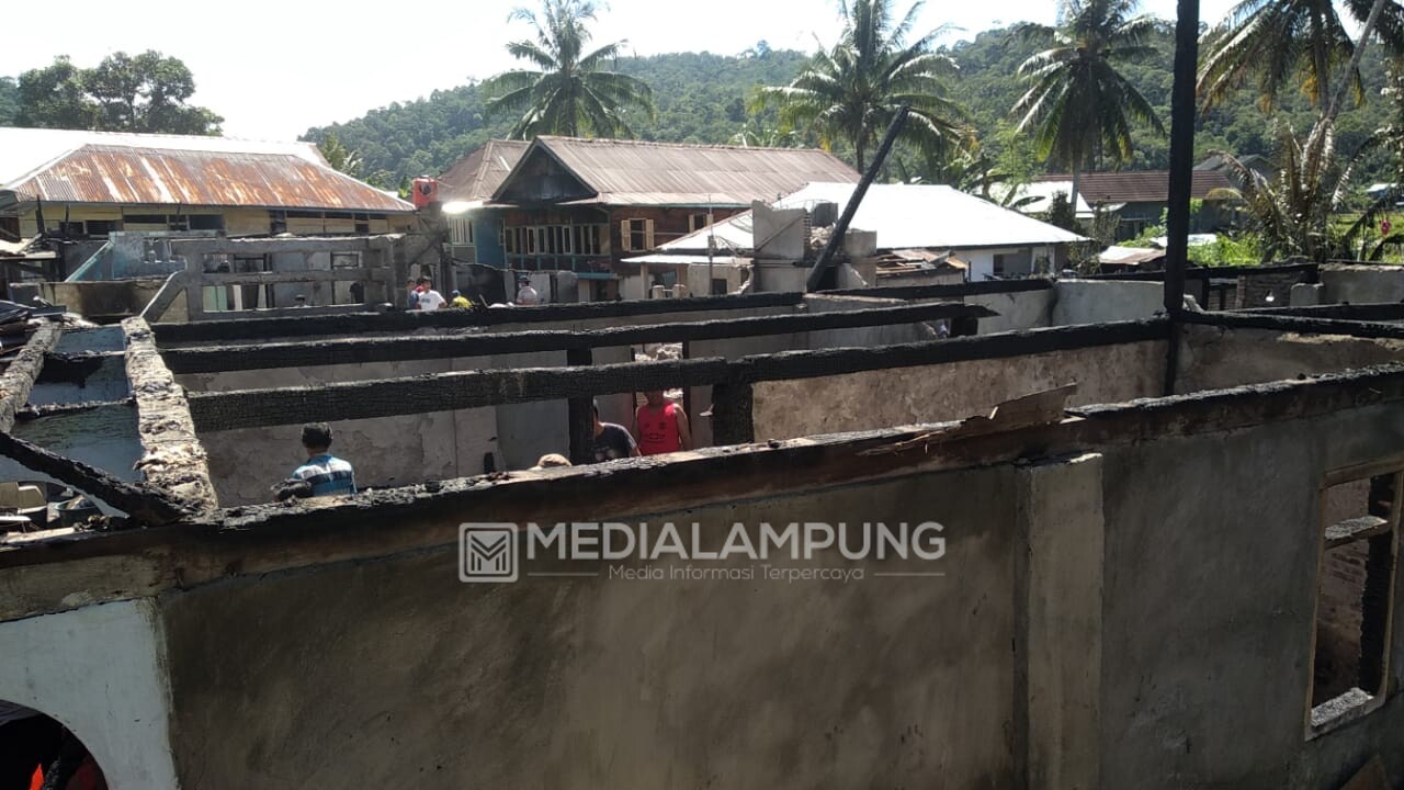 Update Terbaru, Tujuh Rumah Ludes Lima rusak